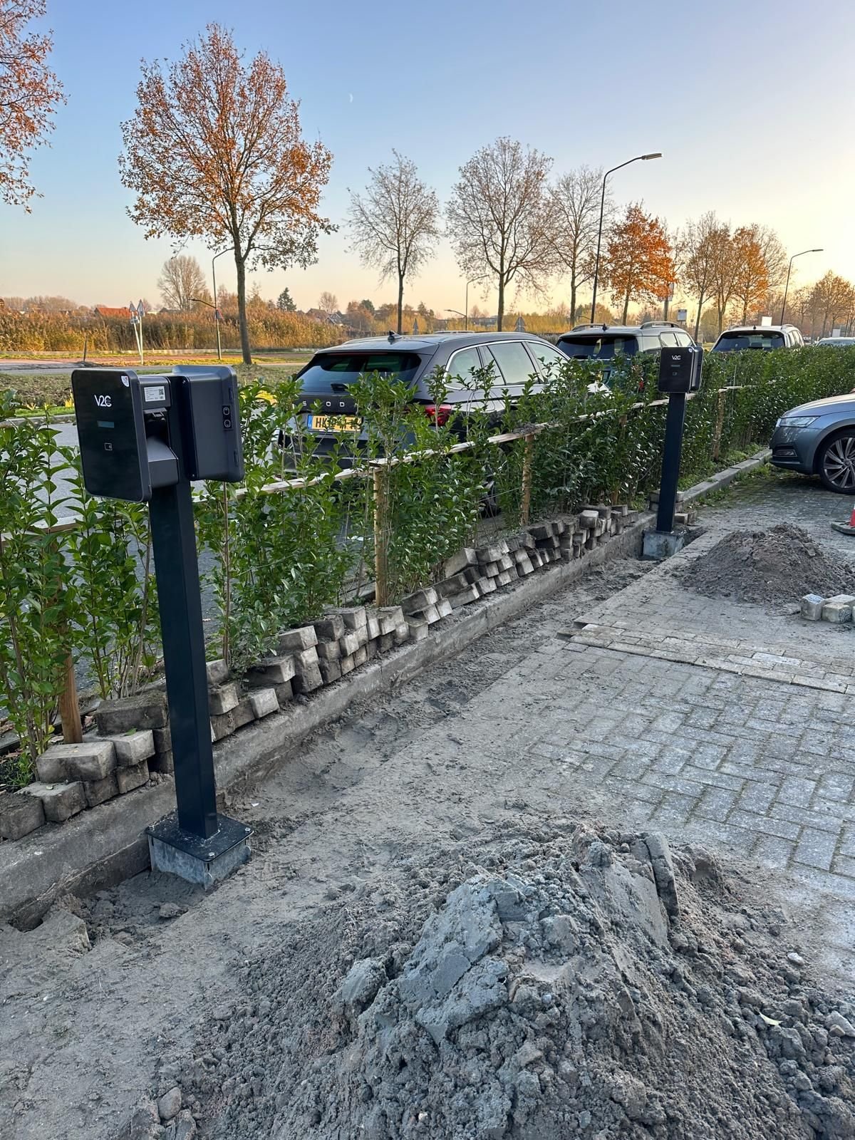 ChargeTech Dubbele laadpaal tbv V2C Trydan (Pro)